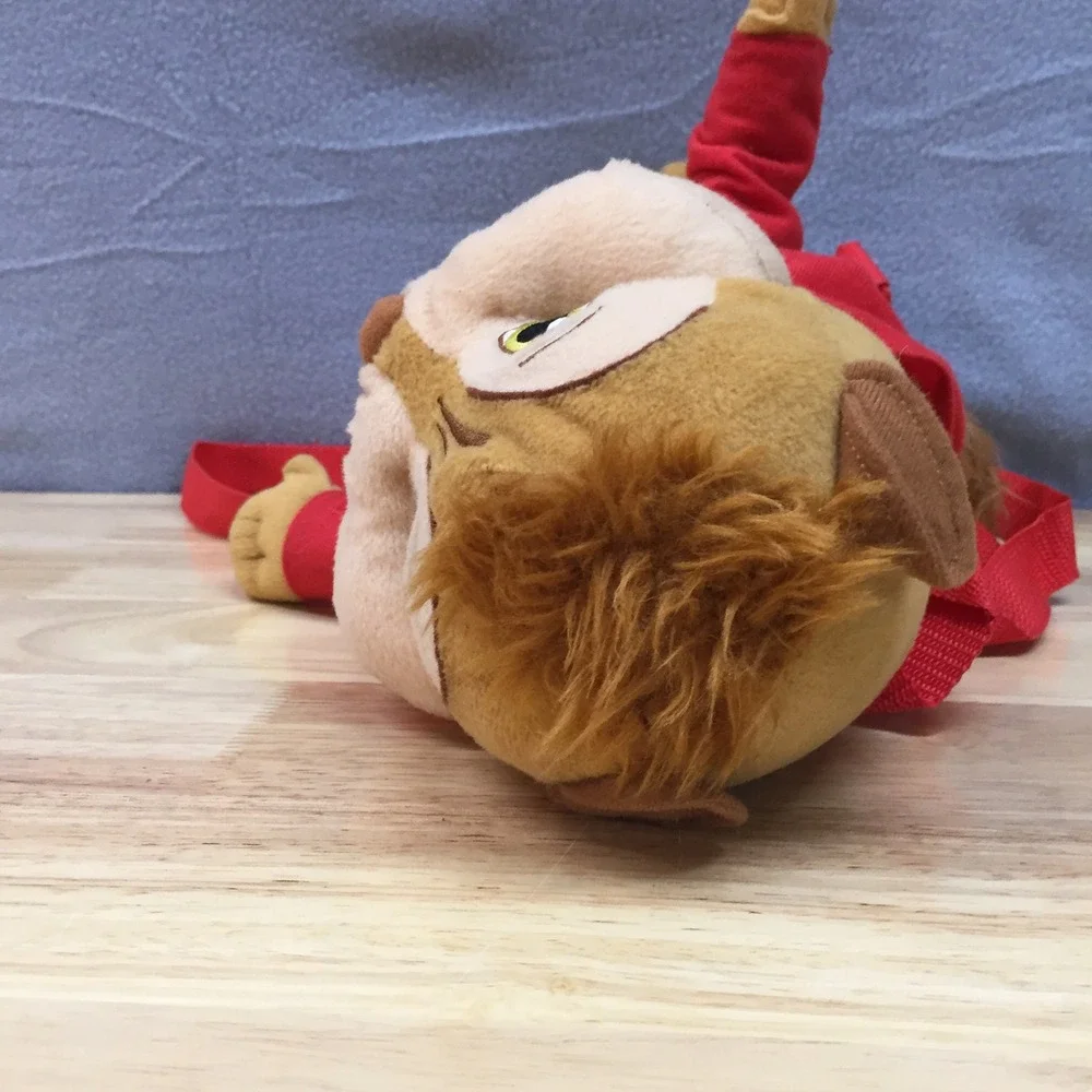 Alvin and the Chipmunks Alvin Plush Backpack Red Hoodie Adjustable Straps 16in